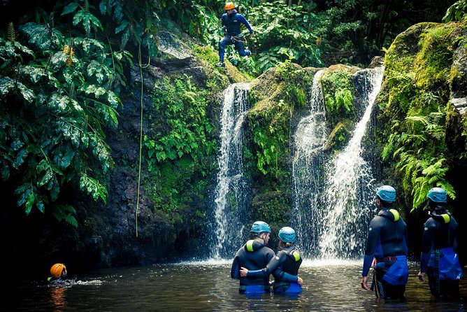 Azores Canyoning Adventure in São Miguel - Half-day - Stop 2, Parque Natural da Ribeira dos Caldeirões: where the action happens
