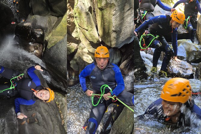 Canyoning Experience with Limite Vertical - Stop 2: Parque Natural da Ribeira dos Caldeiroes, rappels and flow