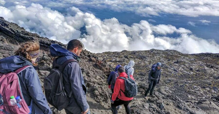 Climb Mount Pico with a Professional Guide - The 5-mile push to the top at about 2350 meters