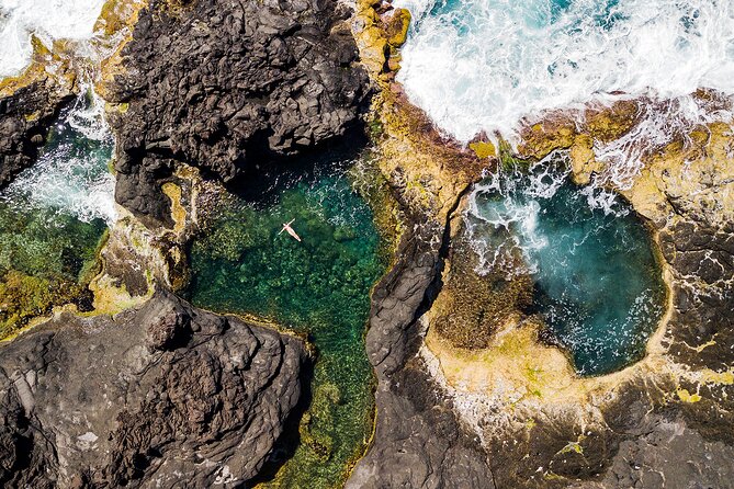 Culture & Nature - Visit All Center of the Island - Caloura and Agua de Alto: harbor views, then black-sand scenery by Vila Franca