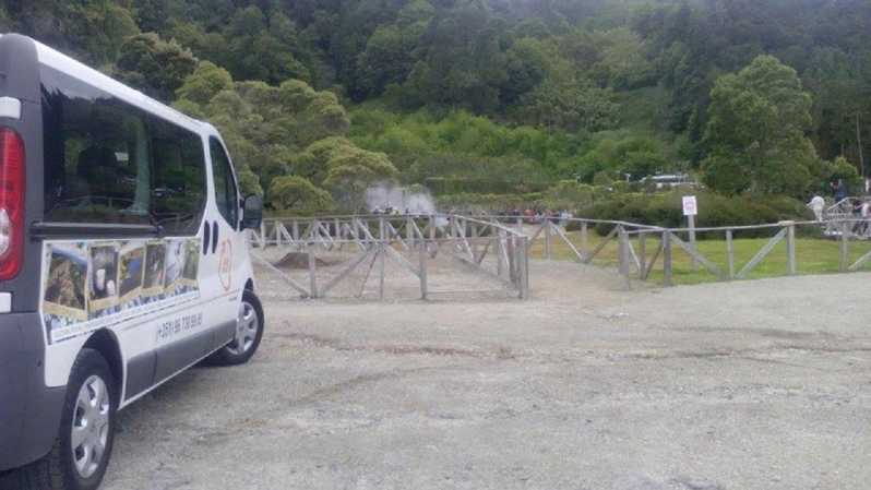 Full day Furnas | Hotsprings | Thermal Baths | Tea Factory - Volcano steam in Furnas, where the ground does the talking