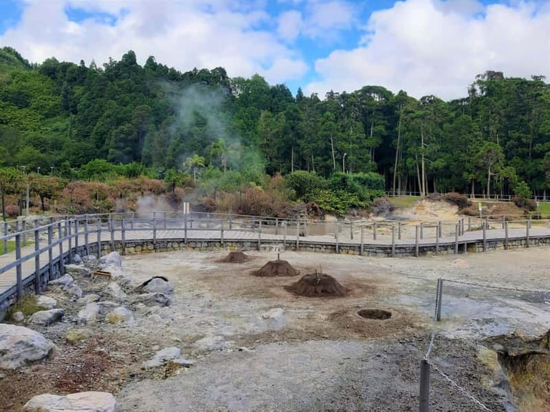 Furnas: Hot Springs, Crater Lake & Geothermal Wonders - Furnas Lake Area and a Neo-Gothic Chapel for Quiet Photos