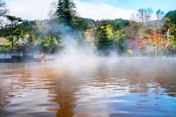 Furnas Volcano, Lake, Geysers, Tea Plantation and Terra Nostra - Caldeira das Furnas cooking pods: see the cozido process up close