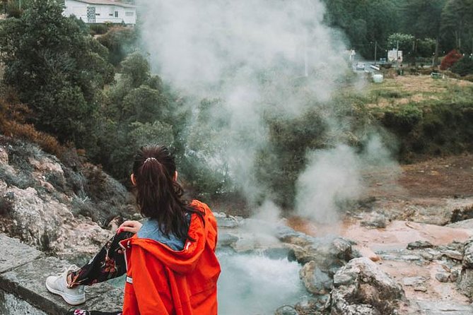 Furnas Volcano, Lake, Geysers, Tea Plantation and Terra Nostra - Getting picked up in Ponta Delgada, and how private really works