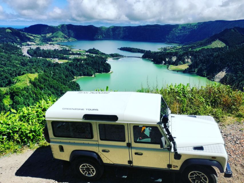Half-Day 4X4 Tour Sete Cidades. Off the beaten Track. - Blue and Green Lakes: Seeing the Crater’s Most Memorable Contrast