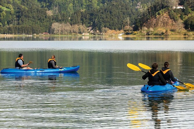Kayaking and Mountain Biking in Furnas - Lunch in Furnas Village After the Paddle