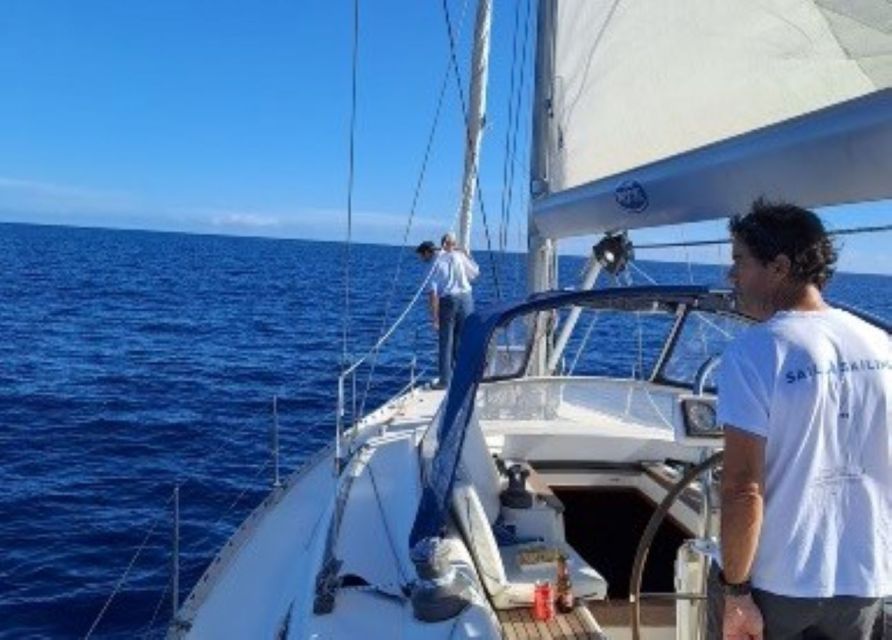 Ponta Delgada Full Day Sailing Tour with Drinks and Snacks - Anchoring for the snorkel moment: what to expect once you get in