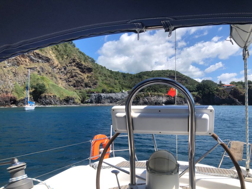 Ponta Delgada: Private Sailboat Cruise with Drinks & Snacks - Language and crew dynamics that keep a private sail feeling personal