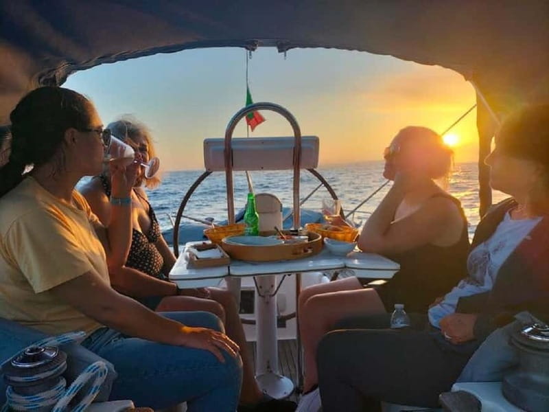 Ponta Delgada: Private Sunset Tour with Snacks and Drinks - Where you board: Portas do Mar marina, pontoon style