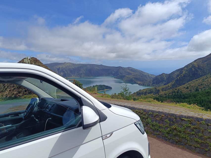 Privat van tour Sete Cidades, Lagoa do Fogo – volcanic lakes - Caldeira Velha thermal time: soak, pay extra, plan your entry