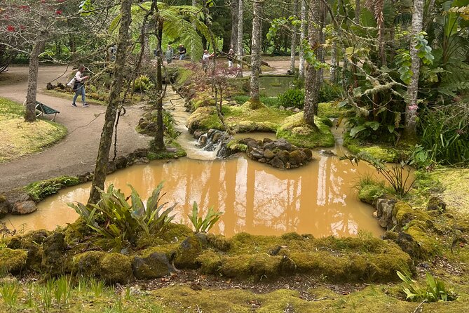 Private Full Day Tour Furnas – Thermal Pools & Botanical Garden - Geothermal zone walk in Furnas: steam, bubbling springs, mineral waters