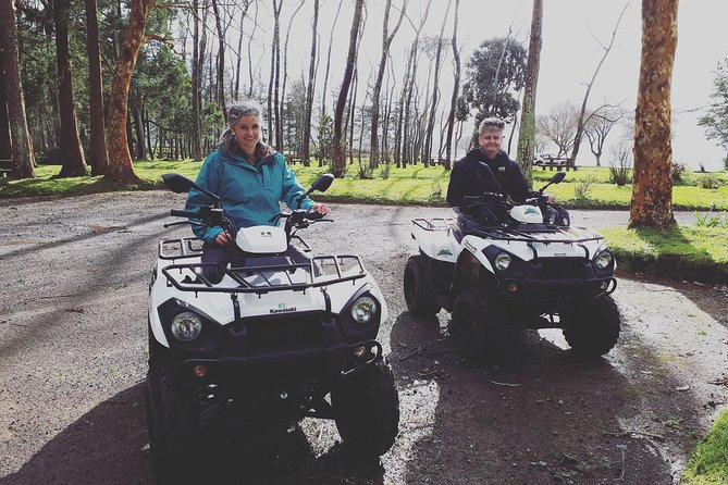 Quad Bike Tour - Sete Cidades from North Coast (Full Day) with lunch - Stop 3, Lagoa Verde and Sete Cidades Lake Area: The Lagoon Shapes Show Up