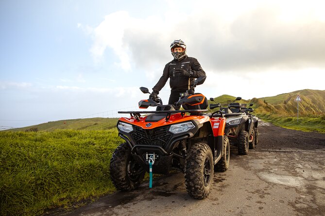 Quad Biking - Sete Cidades from North Coast (Half Day) - São Vicente Ferreira Pass-By: Poços and the Old Whale Factory Chimney