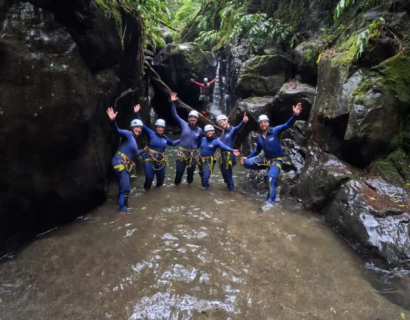 São Miguel: AdventurePark Canyoning Salto do Cabrito, Azores - The 30-minute approach, gear up, and why the briefing sets the tone