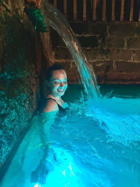 São Miguel Azores: Furnas Evening Thermal Baths w/tickets - Pickup and the comfy SUV factor