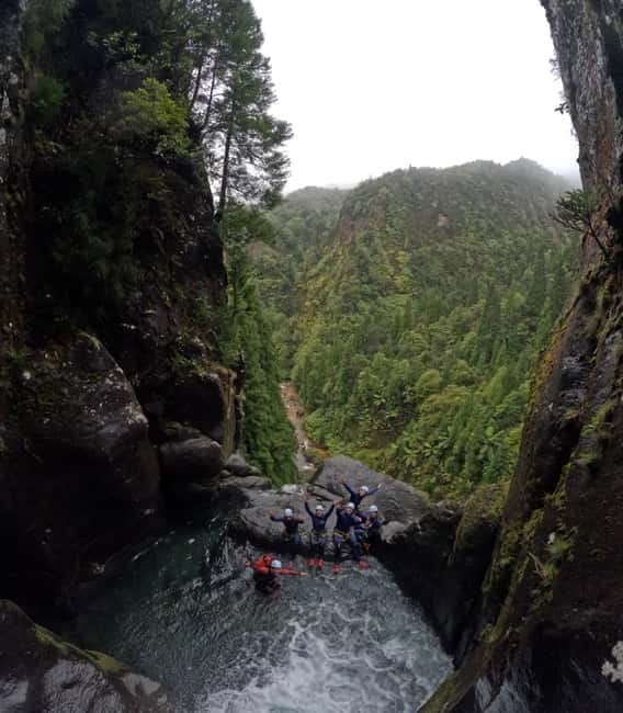 São Miguel, Azores: Ultra AdventurePark Canyoning - Waterfall Rappelling: The 50-Meter Moment