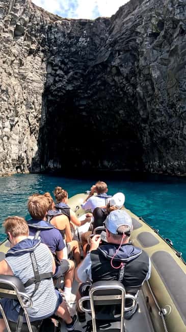 São Miguel: Boat Tour – Volcanic Wonders, Caves & History - Rabo de Peixe start: a working port, a real safety briefing