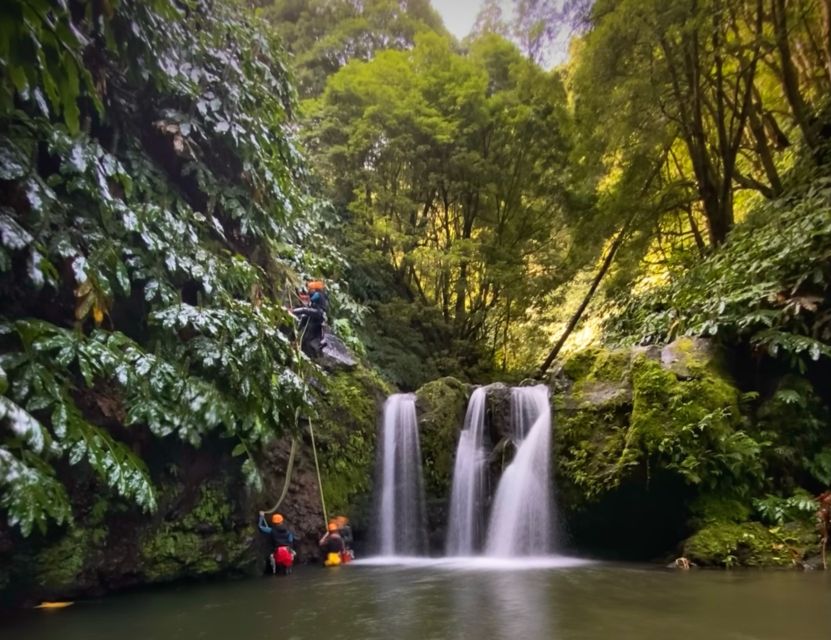 Sao Miguel: Caldeiroes Canyoning Experience - Getting to the park: Ponta Delgada pickup, van time, and a simple meeting point