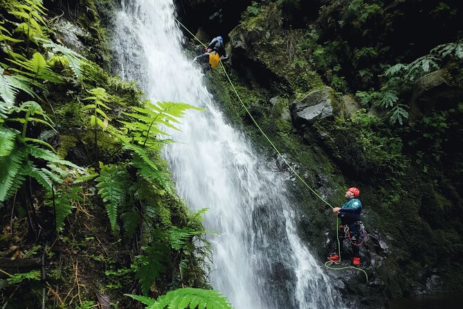 São Miguel : Level 1 Canyoning in Ribeira dos Caldeirões, Azores - Equipment and the First Safety Briefing After a 15-Minute Walk