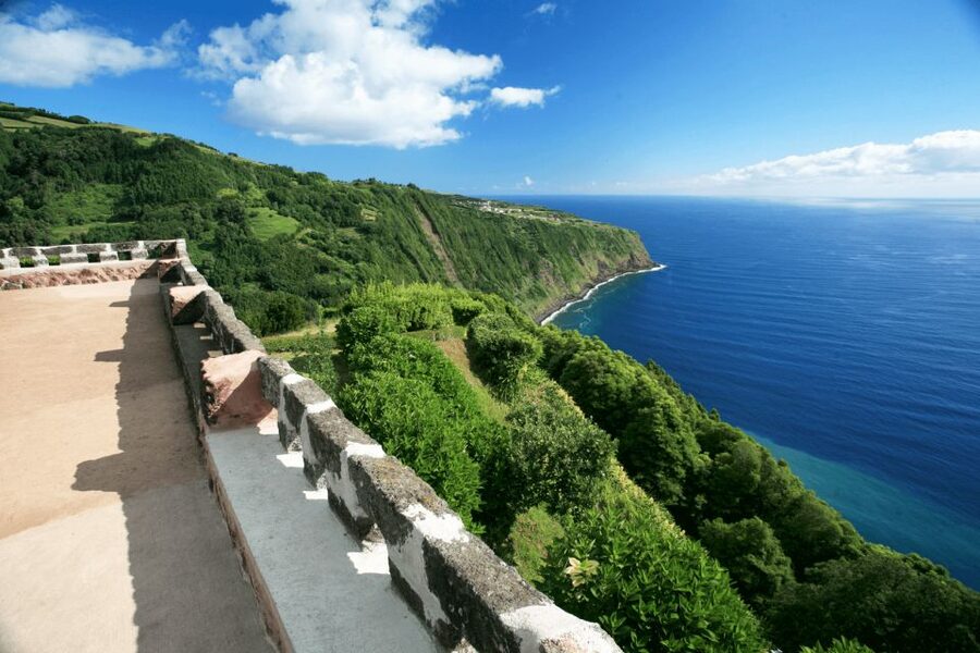 São Miguel: Nordeste, Cliffs & Waterfall Day Trip with Lunch - From Ponta Delgada to the Nordeste: The Van Day Setup