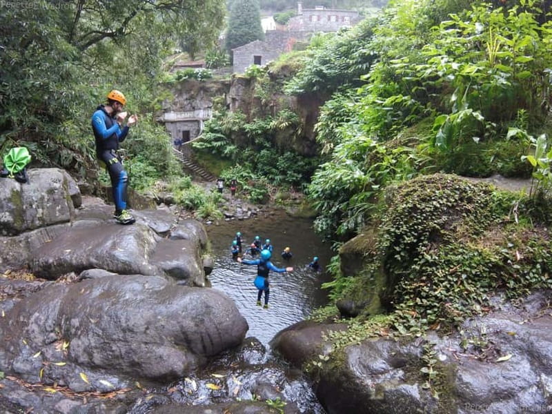 Sao Miguel: Ribeira dos Caldeiroes Canyoning Experience - Getting geared up and meeting your guides