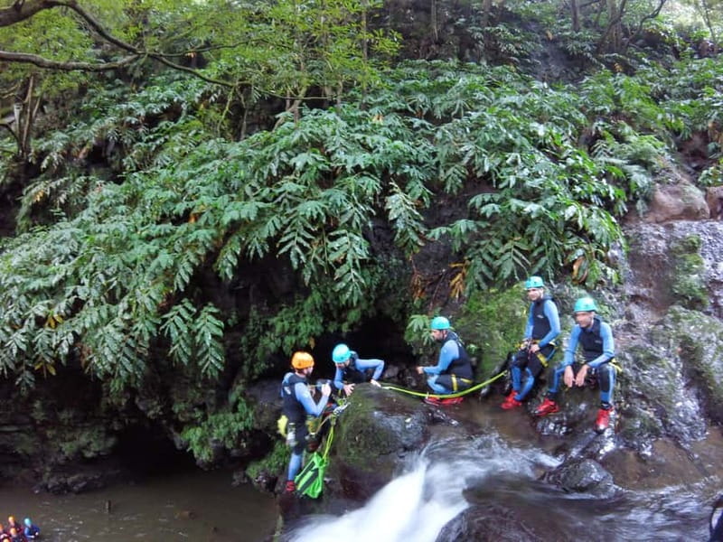 Sao Miguel: Ribeira dos Caldeiroes Canyoning Experience - Where the trip starts: Ponta Delgada pickup vs park entry