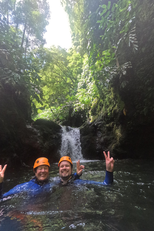 São Miguel: WaterPark Canyoning Ribeira dos Caldeirões - The 2.5-Hour Flow: Walk In, Scenery Stops, Then Water Action