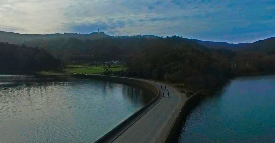 Sete Cidades: Guided E-bike Cycling Tour - The steep climb on main roads, plus stops at Santiago Lake and Nuns’ Haven
