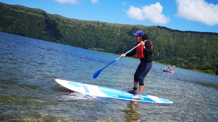 Sete Cidades: Paddle Board Rental - From Hawaiian roots to an Azores lake hour