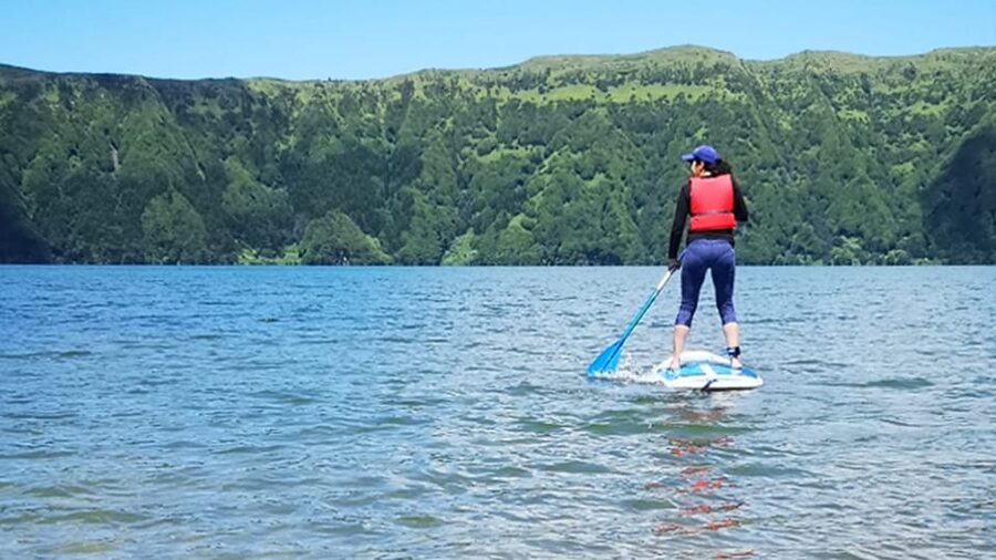 Sete Cidades: Paddle Board Rental - Lagoa das Sete Cidades views, plus the best kind of quiet