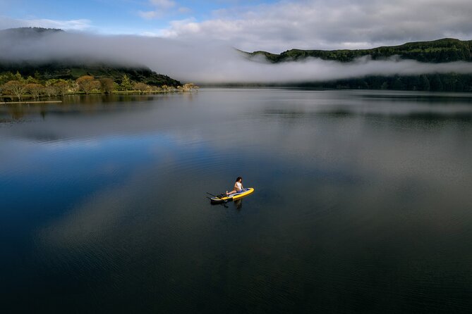 Yoga in Private Stand Up Paddle at Lagoa das Sete Cidades - From Coast Briefing to Lagoa Start Line