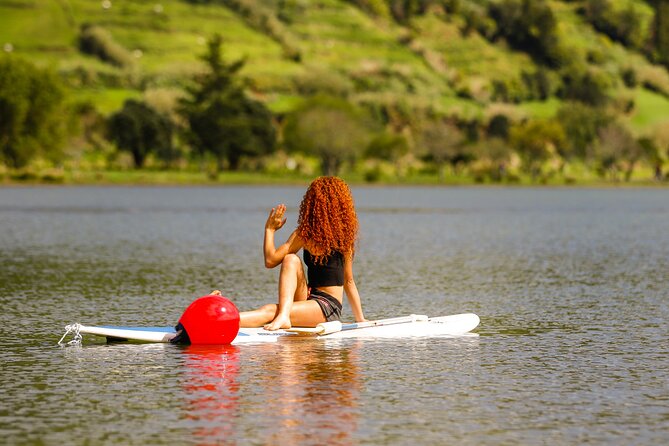Yoga in Private Stand Up Paddle at Lagoa das Sete Cidades - Vinyasa on a Moving Board, Not Just on Dry Land